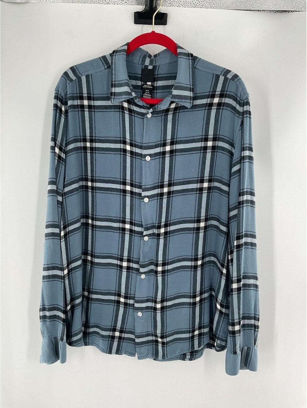 H&M Women’s Regular Fit Coupe Standard Extra Large Flannel 146